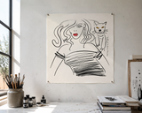 Glamour Pusses Print