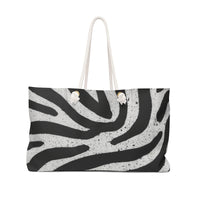 Zebra Weekender Bag