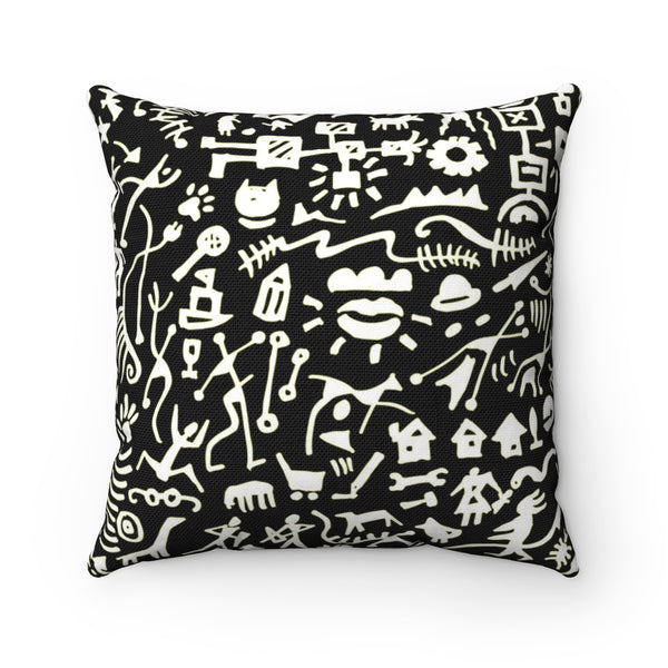 Busy Busy  Square Pillow Case