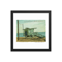 Westward Beach, Malibu Framed Artwork by Neel Muller
