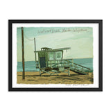 Westward Beach, Malibu Framed Artwork by Neel Muller