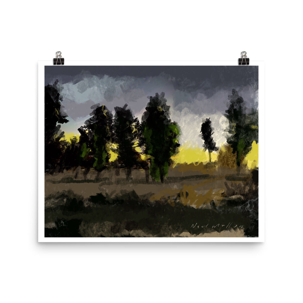 Some Trees Poster – MeerkatArt
