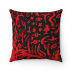 Red Zone Square Pillow Case