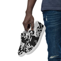Men’s Graffiti Slip-on Canvas Shoes