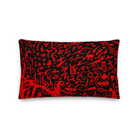 Red Zone Small Pillow