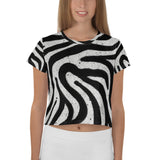 Zebra Crop Tee available in Europe only