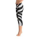 Zebra Capri Leggings