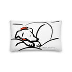 Sleepy Dog Small Pillow